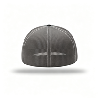 Casquette ajustée Richardson 172 Pulse Style à 6 panneaux avec visière légèrement incurvée, en maille sport, avec logo brodé personnalisé, style trucker