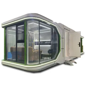 Luxury Portable Mobile Hotel Home Stay Resort Building Ready To Ship Prefab House Vessel Capsule Cabin Holiday House