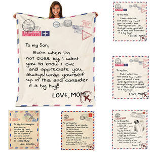 Manta <span class=keywords><strong>de</strong></span> franela suave con estampado personalizado para madre, manta <span class=keywords><strong>de</strong></span> franela suave para regalo <span class=keywords><strong>de</strong></span> cumpleaños e <span class=keywords><strong>hija</strong></span> - Product Image 3