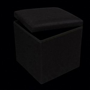Modern <b>Stool</b> Living Room Furniture <b>Storage</b> Box Fabric Stainless Steel Bamboo Highest Quality Sample Available <b>Stools</b> Counter - Product Image 3