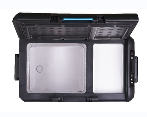 Bán Chạy Nhà Máy Bán Trực Tiếp Vật Liệu PP + HDPE 110L Mini 220V 12V Tủ Lạnh Xe Hơi - Product Image 5