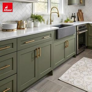 ארון מטבח בסגנון שייקר, גימור צבוע מינימליסטי עכשווי בהתאמה אישית באיכות גבוהה של אלנד, לדירות וילות יוקרתיות - Product Image 4