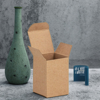 Boîte d'expédition en carton kraft brun, matériaux recyclés, écologique, personnalisable, imprimée sur mesure