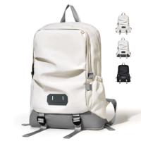 Sac à dos étudiant décontracté grande capacité, étanche, avec fermeture éclair, nouvelle tendance mode, sacoche pour ordinateur portable pour garçons et filles, logo personnalisé, vente en gros