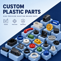 Pièces en plastique moulées par injection sur mesure, ABS, nylon, PP, PC, HDPE, composants moulés de précision, fabricant en Chine