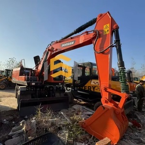 High Quality Imported 15 Ton Korean Doosan DX150W-9C <b>Small</b> Construction Used <b>Wheel</b> Excavator - Product Image 1