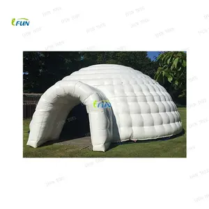 Tenda Kemah tiup bisa dilepas raksasa/rumah kubah udara/struktur dapat gonflable/tempat berlindung bekerja untuk acara luar ruangan