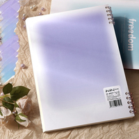 1 carnet de notes avec pages amovibles, fournitures de bureau, agenda à spirale