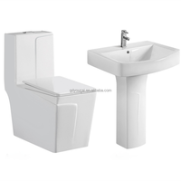 Bassin de toilette commercial chinois Soudan deux pièces twyford toilette Parme toilette Nigeria Zimbabwe Kenya P-trap ensemble de toilette pas cher