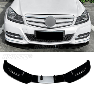 <b>Car</b> Front Bumper Lip Spoiler <b>Diffuser</b> Splitters Body Kit Aprons Cover Guard Trim for Mercedes-Benz C-Class W204 2011-2014 - Product Image 1