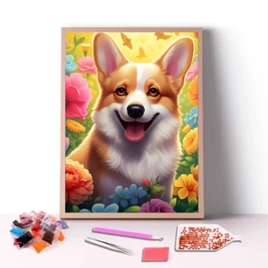 COOLEVE Venta al por mayor <span class=keywords><strong>de</strong></span> fábrica Kit <span class=keywords><strong>de</strong></span> pintura <span class=keywords><strong>de</strong></span> diamantes 5D DIY <span class=keywords><strong>personalizado</strong></span> con taladro completo, arte <span class=keywords><strong>de</strong></span> tela redonda impresa para decoración del hogar - Product Image 1