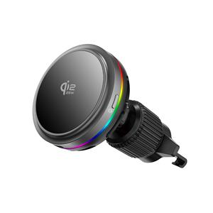 Chargeur de voiture sans fil magnétique rapide 25W avec ventilateur de refroidissement semi-professionnel pour <span class=keywords><strong>iPhone</strong></span> 17/16 - Product Image 1