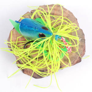 Señuelo de cebo de cabeza de plomo con cabeza triangular, barco de pesca en el mar, accesorios de grupo de goma suave con barba móvil - Product Image 5