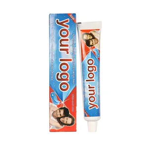 定制自有品牌含氟白色牙膏凝胶牙膏彩色牙膏