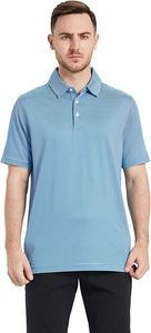 Polo de manga corta a rayas para hombre, camisa de alta calidad, de empresa de fabricación, para Golf - Product Image 3