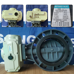 Válvula Motorizada de Plástico UPVC Tipo L/T de 2 Pulgadas, 12V 24V, IP67 IP68, Marca SONGO - Product Image 1