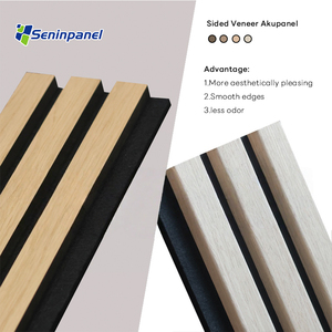 Seninpanel Chine Standard Usine Prix raisonnable Panneaux muraux à <span class=keywords><strong>lattes</strong></span> acoustiques en bois - Product Image 5