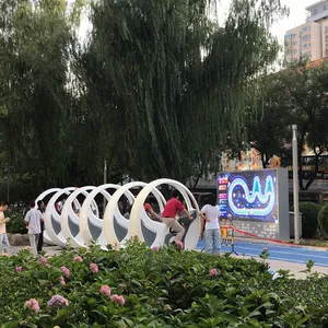 Parque infantil fuente LED bicicleta Parque de Atracciones creativo niños paseo Parque alquiler