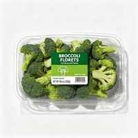 Étiquettes autocollantes imprimées étanches Haoxuan ODM pour produits frais (brocoli) – Idéales pour l'emballage et la marque des aliments frais