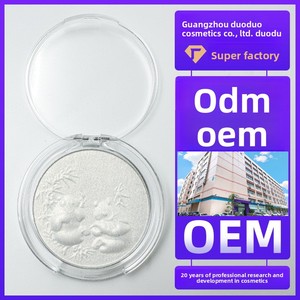Maquillaje de Venta caliente transfronterizo que ilumina el Color DE LA PIEL modificado Tecnología en relieve ondulada Rosa Oso de plata brillante al horno - Product Image 2