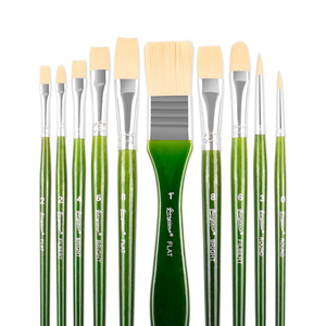 Juego de 10 Pinceles Profesionales Giorgione para Artistas, con Estuche de Lona, para Acuarela, Acrílico y Óleo - Product Image 6