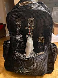 Free Sample Custom Drawstring Backpack Good Quality <b>Waterproof</b> Durable Mesh <b>Swim</b> & Dive Gear Accessory <b>Bag</b> - Product Image 4