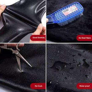 Pantaloni Skinny invernali in <span class=keywords><strong>pelle</strong></span> sintetica da donna collant foderati in pile dimagranti <span class=keywords><strong>Leggings</strong></span> impermeabili traspiranti antivento - Product Image 4