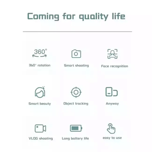 Tongsis Rotasi 360 Derajat Robot Penjepit Kamera Otomatis Pelacak Wajah dan Objek dengan Tripod - Product Image 4