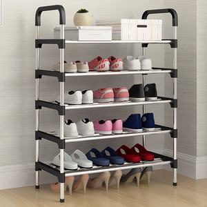 Household Steel Pipe <b>Shoe</b> <b>Rack</b> Dormitory 5-layer Dustproof <b>Shoe</b> Cabinet Storage <b>Rack</b> Height Adjustable <b>Metal</b> <b>Shoe</b> <b>Rack</b> - Product Image 1