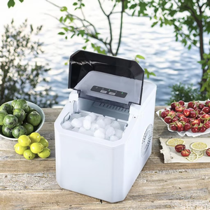 Machine à blocs de glace électrique et solaire à usage domestique et hôtelier Souper Cubes Machines à glaçons avec boîtier en plastique pour eau en bouteille - Product Image 4