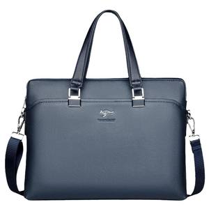 Sacs à ordinateur portables de luxe en cuir PU pour hommes, sacs à bandoulière modernes et élégants, nouveau modèle, 14 pouces, pour le bureau, vente en gros sur le marché - Product Image 5