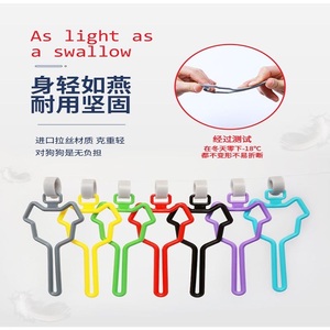 Sacs à déjections canines en plastique durables pour <span class=keywords><strong>chiens</strong></span>, avec support de fixation pour laisse et pince de ramassage - Product Image 3