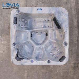 Baignoire de massage SPA, jacuzzi pour 6 personnes, baignoire chaude en acrylique pour l'extérieur, pour les fêtes - Product Image 2