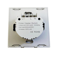 Interrupteur mural intelligent étanche WiFi Zigbee conforme aux normes européennes 20A/40A pour chauffe-eau, climatiseur, Alexa, Google Home
