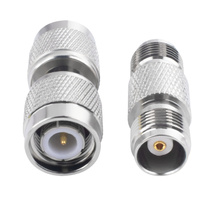 Adaptateur RF BNC mâle vers N mâle 50 Ohm, connecteur coaxial en cuivre massif pour systèmes radio et antennes