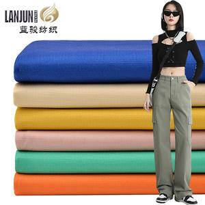 <span class=keywords><strong>Tissu</strong></span> en coton tissé en Chine, toile perlée fine 40*32+40D, extensible, à petits carreaux, pour le printemps et l'été, pour le travail - Product Image 1