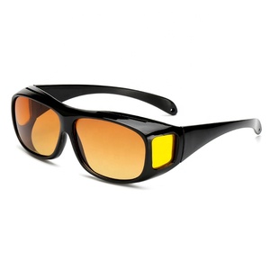 10655 Superhot <span class=keywords><strong>Occhiali</strong></span> Wrap Around <span class=keywords><strong>Occhiali</strong></span> di <span class=keywords><strong>Guida</strong></span> Lente Gialla <span class=keywords><strong>Occhiali</strong></span> per La Visione <span class=keywords><strong>Notturna</strong></span> - Product Image 4