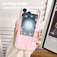 Étui de luxe pour téléphone portable, couleur bonbon, avec porte-cartes, pour iPhone 17 Air 16 15 14 13 12 11 Pro Max