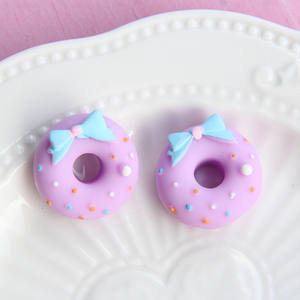 NODA New Slime Charms simpatici imitazione Bowknot Design Cabochon in resina per capelli fai da te - Product Image 6