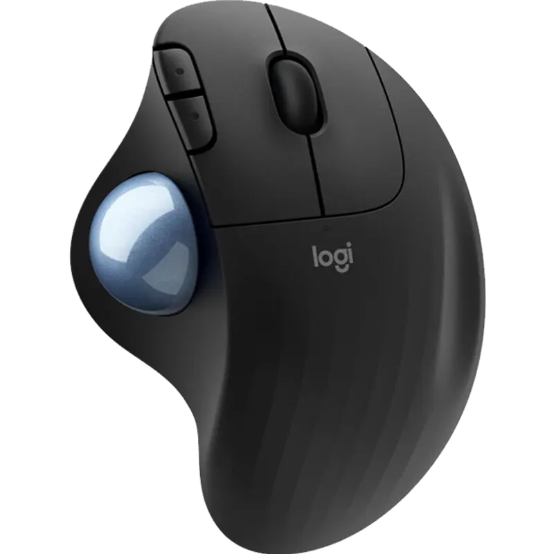 Logitech ERGO M575 kablosuz Trackball fare kolay başparmak kontrol hassas ve pürüzsüz izleme ergonomik konfor tasarım fare