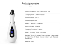 Extracteur de points noirs à aspiration avec 6 sondes – Nettoyeur de pores à domicile