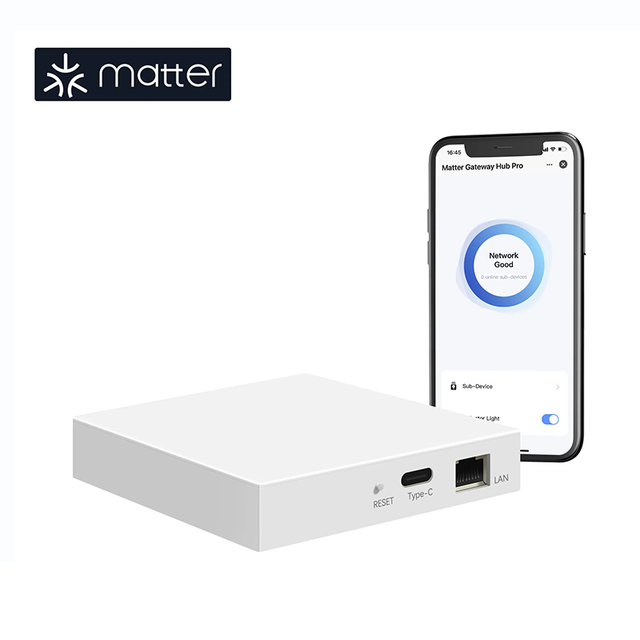 Tuya Zigbee Matter Thread Wired Gateway Smart Home Bridge Matter Hub Support Voice Control Homekit Alexa google Home