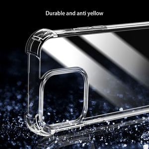 Chống sốc góc bảo vệ 1.5mm mềm TPU cứng PC rõ ràng trường hợp điện thoại cho <span class=keywords><strong>iPhone</strong></span> 16 15 14 13 12 11 Pro Max chống sốc điện thoại Bìa - Product Image 6
