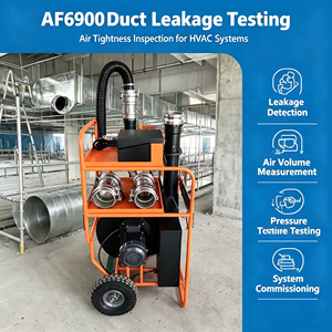 Probador Portátil de Fugas de Aire en Ductos AF6900, <span class=keywords><strong>Máquina</strong></span> de Prueba de Hermeticidad de Ductos de Ventilación HVAC para Aceptación en Obras de Construcción - Product Image 4