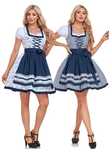 Disfraz de Camarera de Cerveza para el Oktoberfest, Vestido Bávaro de Cosplay para Mujer Adulta, Inspirado en Cine y Televisión - Product Image 5