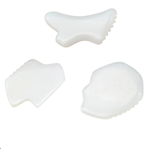 100% naturale bianco giada Guasha Stone Gua Sha strumento facciale per Spa <span class=keywords><strong>meditazione</strong></span> rilassante - Product Image 6