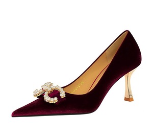 Chaussures pour femmes, escarpins à talons aiguilles fins et pointus, à paillettes, sexy, tendance, pour mariage, printemps - Product Image 4