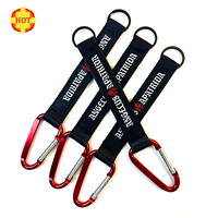Gantungan Kunci Pendek Carabiner Ramah Lingkungan Tahan Lama, Ringan, Hadiah Promosi, Penggunaan Sehari-hari, Kantor, Luar Ruangan