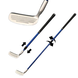 格納式長さゴルフチッピングパター両面アダルトゴルフウェッジクラブ多機能キッズゴルフチッパークラブ - Product Image 1