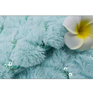 Tela Bordada Reciclada PARA EL Hogar, Tejido de Lana Personalizado <span class=keywords><strong>con</strong></span> Patrón de Lentejuelas - Product Image 6